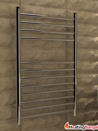 Kudox Lugana Towel Rail Straight 500mm x 750mm Stainless Steel