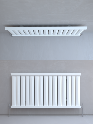 Kudox Elmas Radiator 600mm x 1210mm Satin White